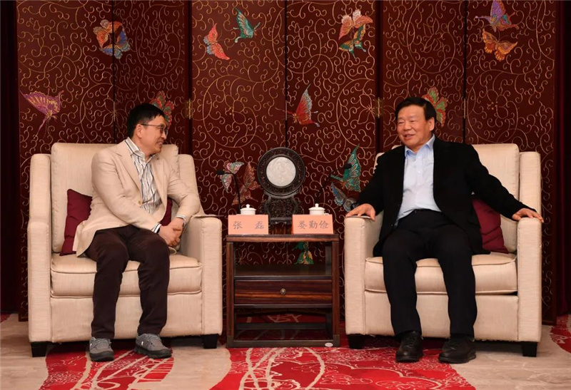 婁勤儉會見張磊