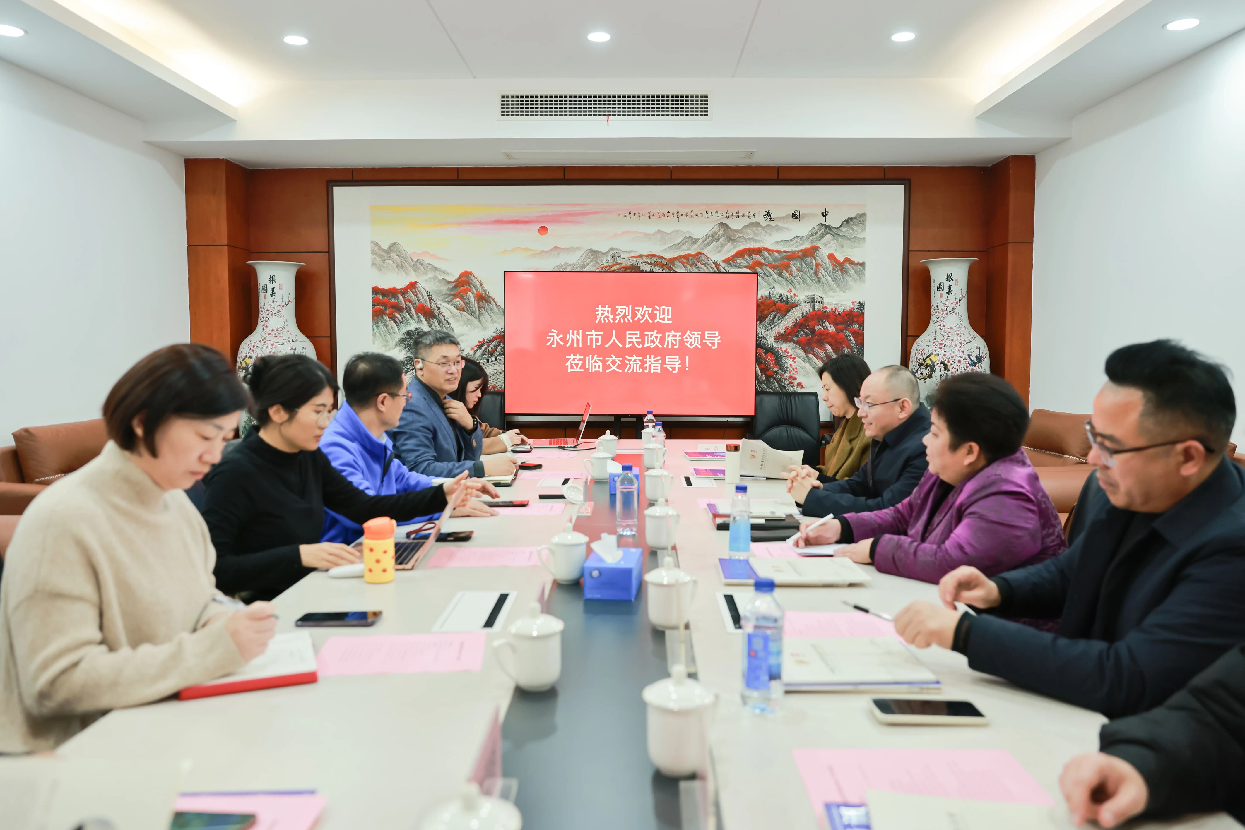  永州副市長(zhǎng)率隊(duì)回訪蘇商 